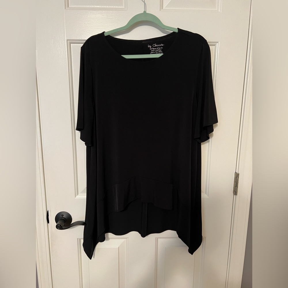 Chico’s size 2 black top stretch women’s plus